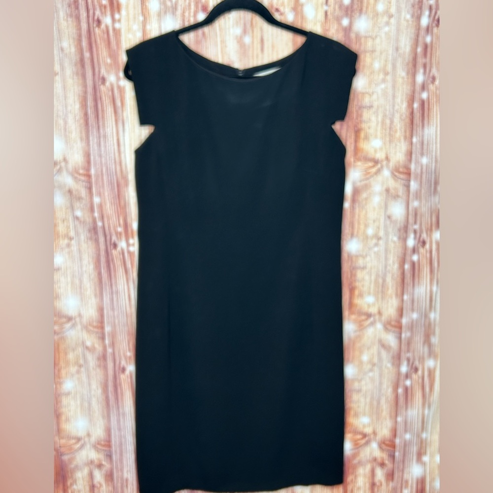 M. M. LaFleur The Sarah Black Dress Size 12 Structured. Perfect for Career - Picture 2 of 8